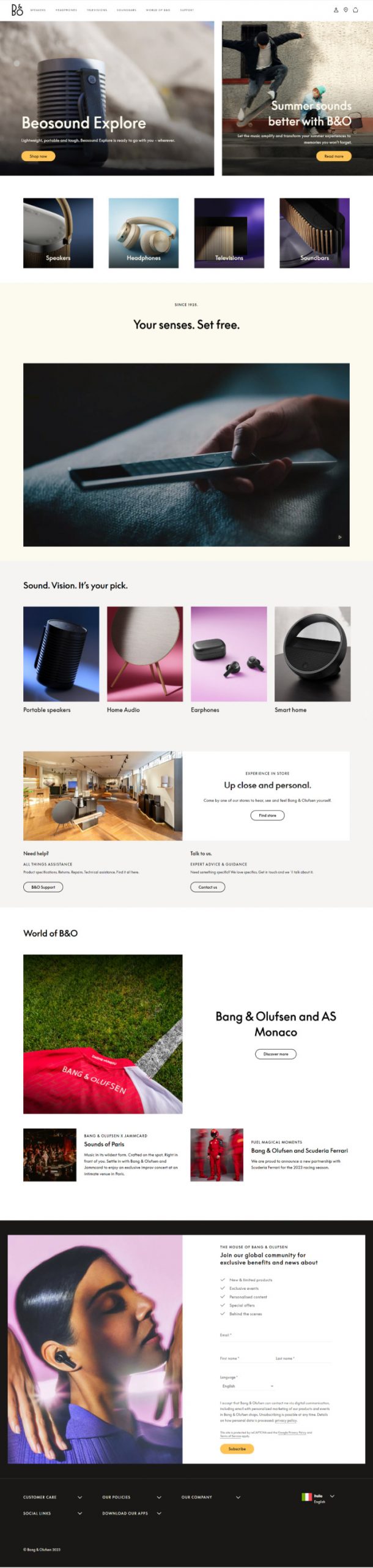 custom-web-design-bang-and-olufsen-full-1 An image of Bang & Olufsen products