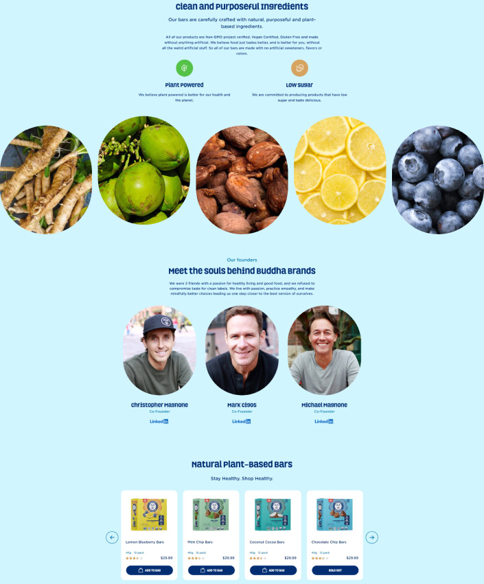custom-website-design-company-buddha-brands-full-5 buddha brands website screenshot