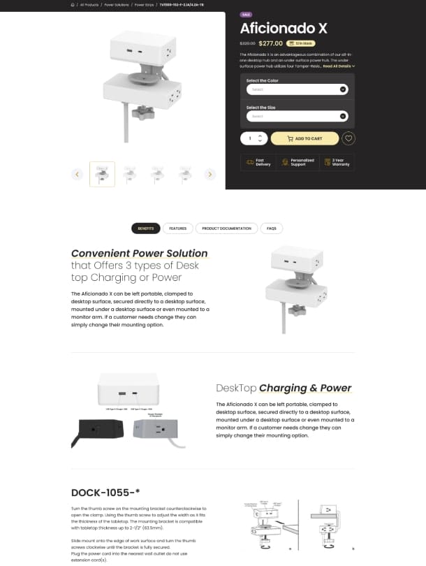 mod4-min MOD National Lighting website screenshot 4