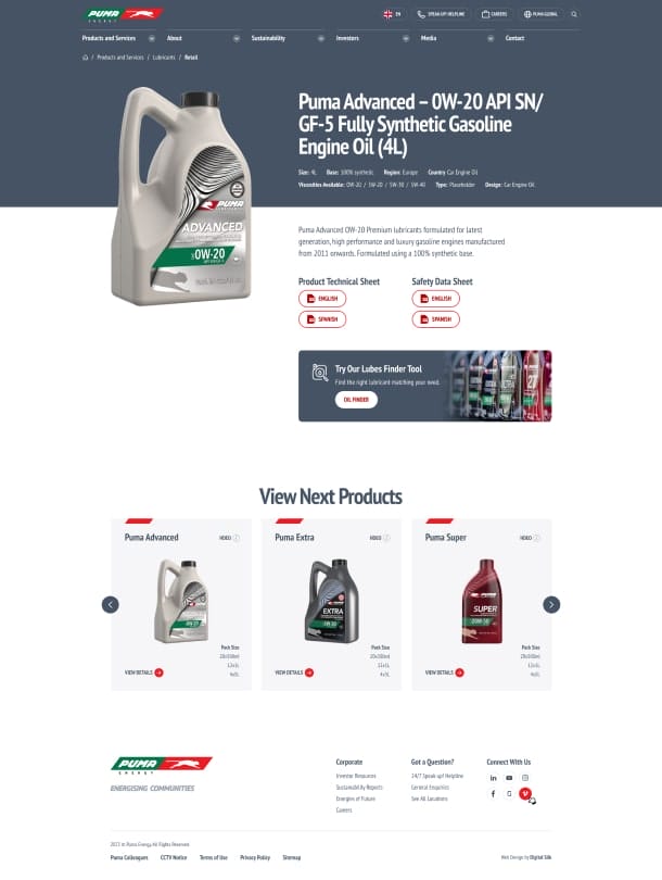 puma5-min Puma Energy website screenshot 5