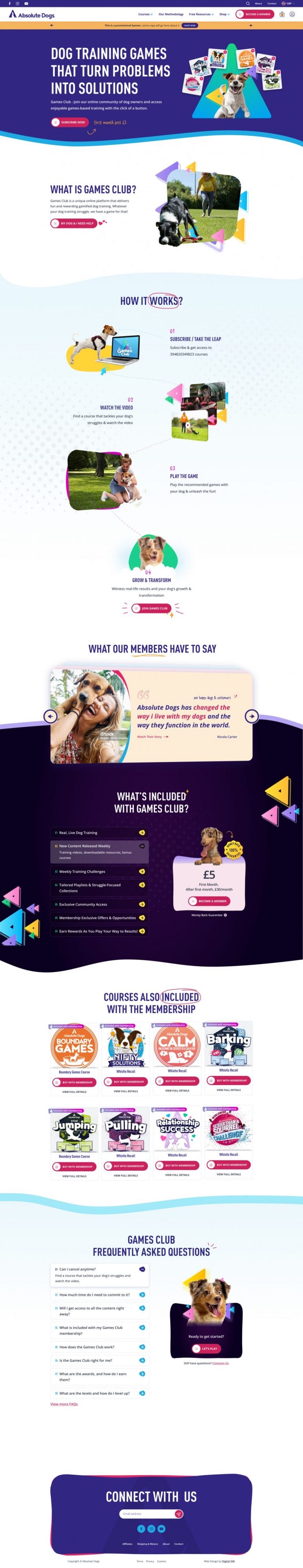 digital-silk-custom-website-design-company-absolute-dogs-full-4 Absolute Dogs gamechangers screenshot